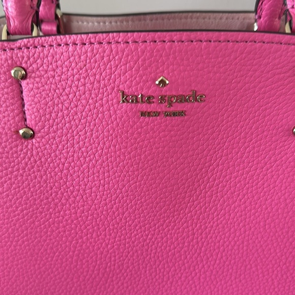 KATE SPADE Gorgeous Pink Handbag with Removable Crossbody Strap EUC - Picture 3 of 13